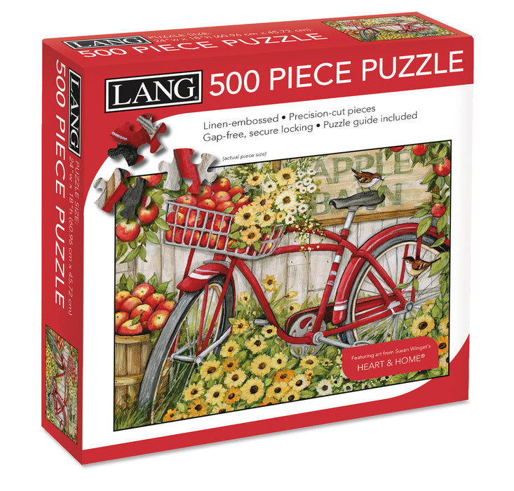 LANG 'Orchard Bicycle' Jigsaw Puzzle - 500 Piece