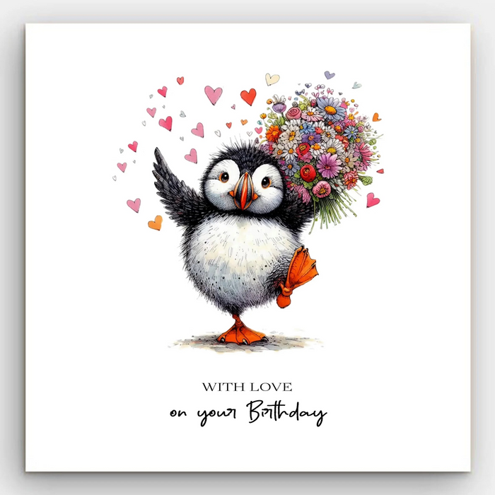 Happy Birthday - Birthday Puffin