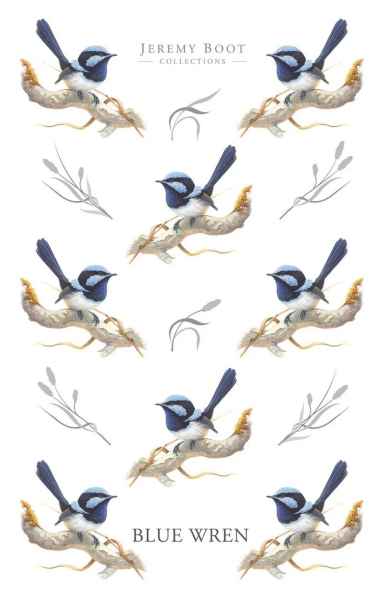 Tea Towel - Blue Wren