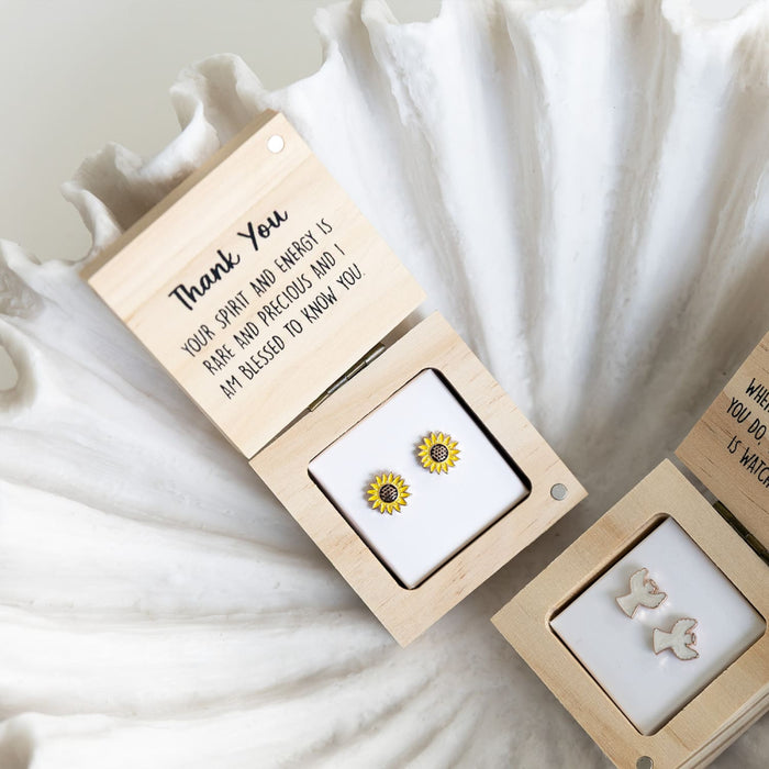 Heart & Soul Earrings - Thank You