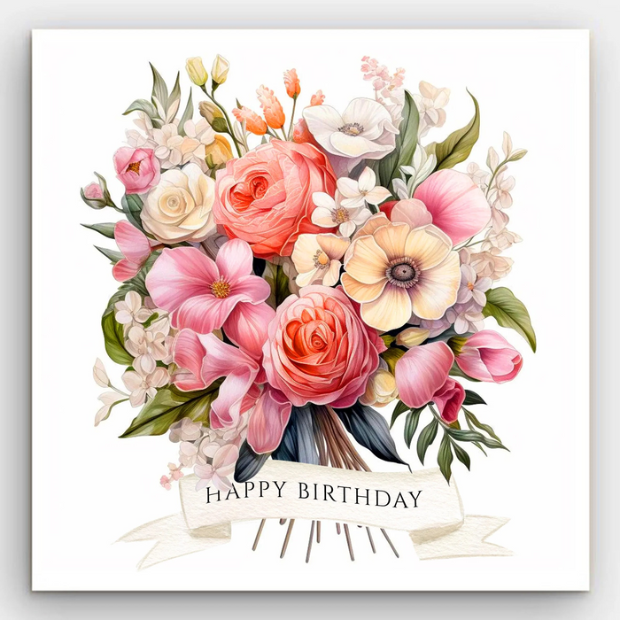 Happy Birthday - Bunch Card