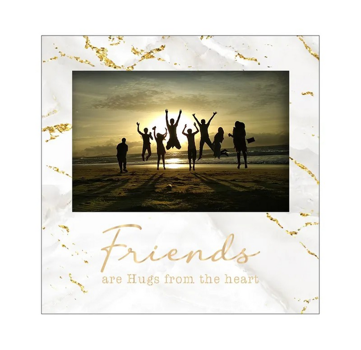 Golden Elegance Photo Frame 4x6 - Friends