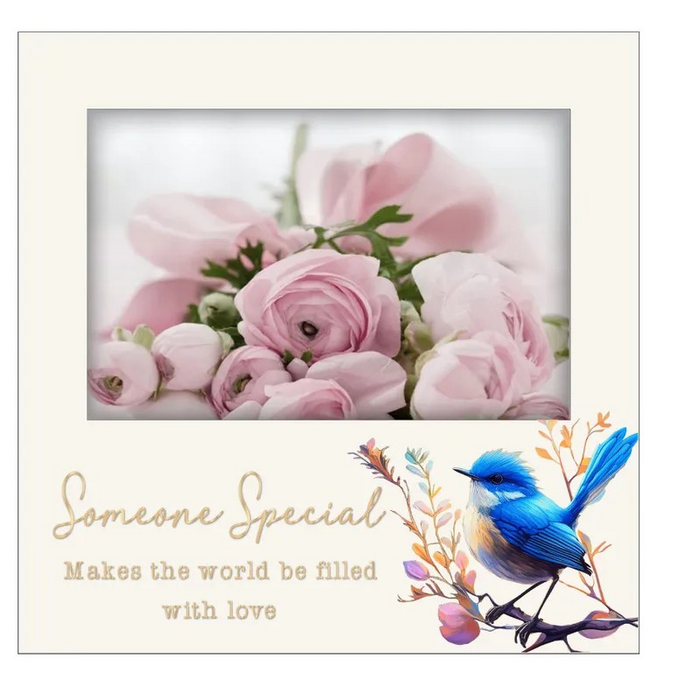 Mystical Blooms Epoxy Photo Frame - Someone Special