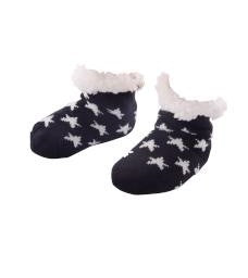 Nuzzles - Boys Star (Black) - Toddler (6-24mths)