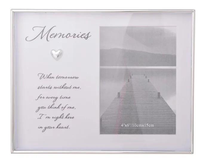 Love Heart Memories Frame - 4 x 6