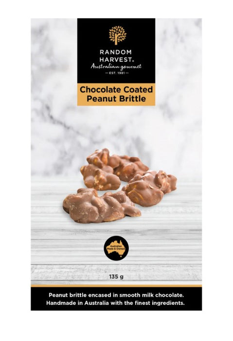 Random Harvest Chocolate Coated Peanut Brittle - 135g