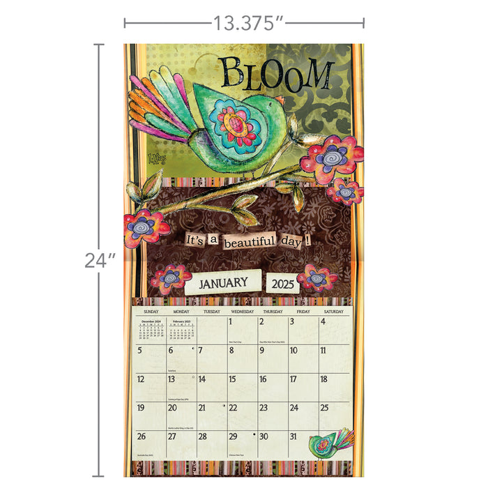 Calendar LANG 2025 - Color My World