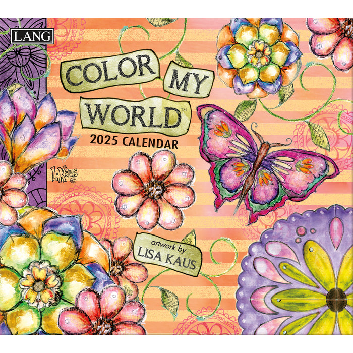 Calendar LANG 2025 - Color My World