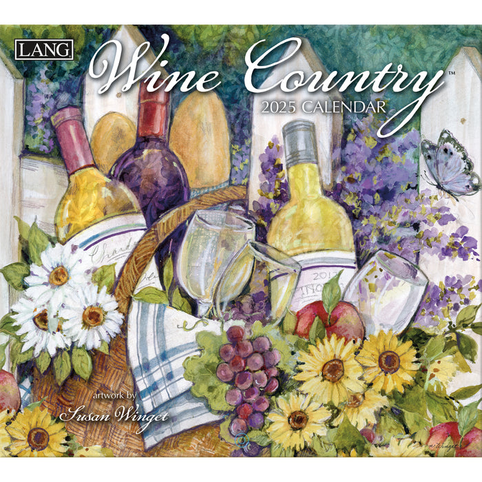 Calendar LANG 2025 - Wine Country