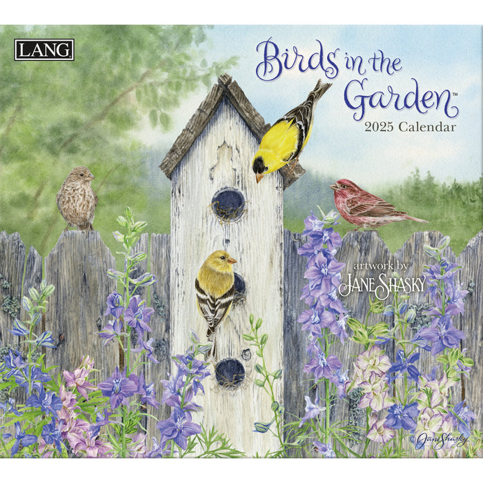 Calendar LANG 2025 - Birds In The Garden