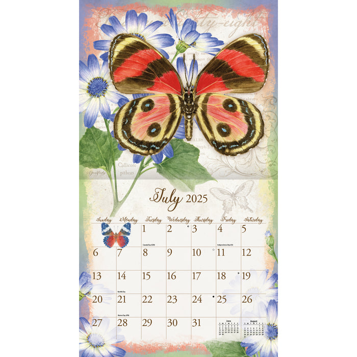 Calendar LANG 2025 - Butterflies