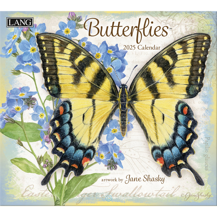 Calendar LANG 2025 - Butterflies