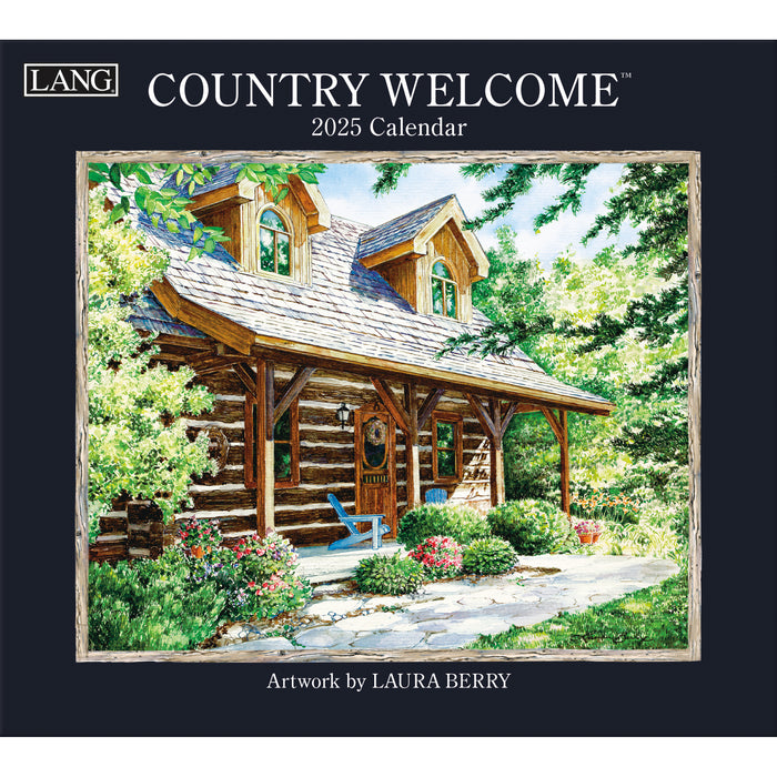 Calendar LANG 2025 - Country Welcome