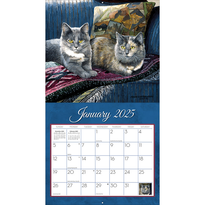 Calendar LANG 2025 - Love Of Cats