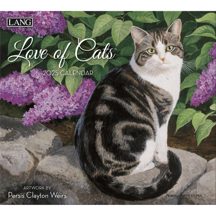 Calendar LANG 2025 - Love Of Cats