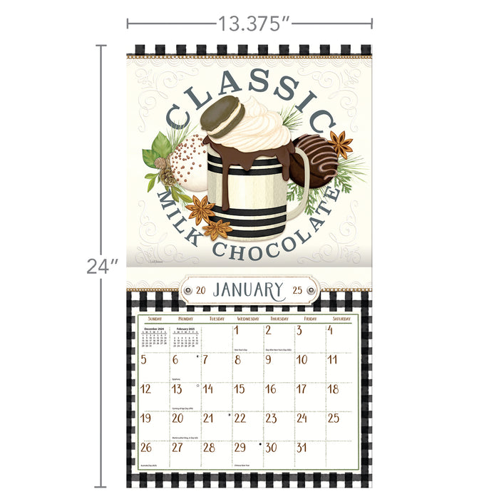 Calendar LANG 2025 - Love To Cook