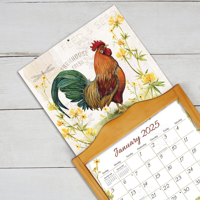 Calendar LANG 2025 - Proud Rooster