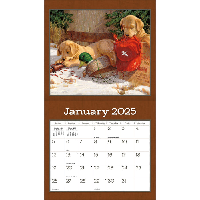 Calendar LANG 2025 - Puppy