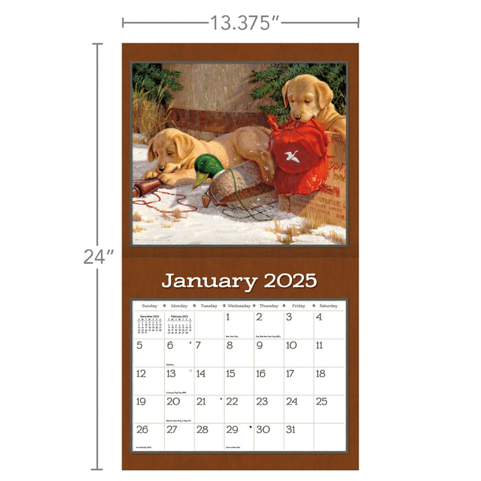 Calendar LANG 2025 - Puppy