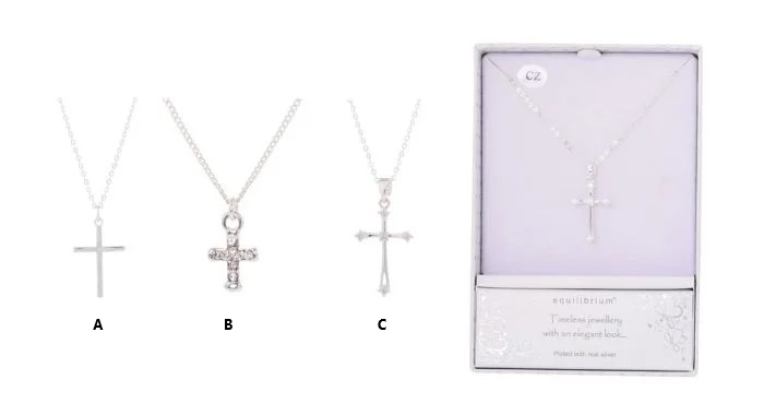 Equilibrium - Cross Necklace (Asst)