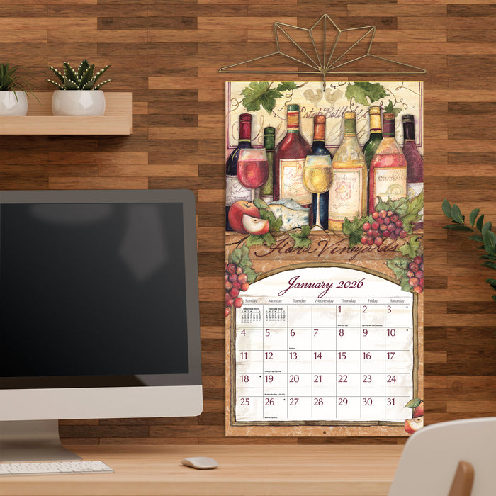 Calendar LANG 2026 - Wine Country