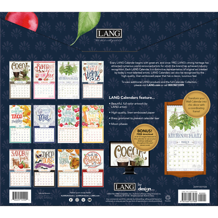Calendar LANG 2026 - Love To Cook