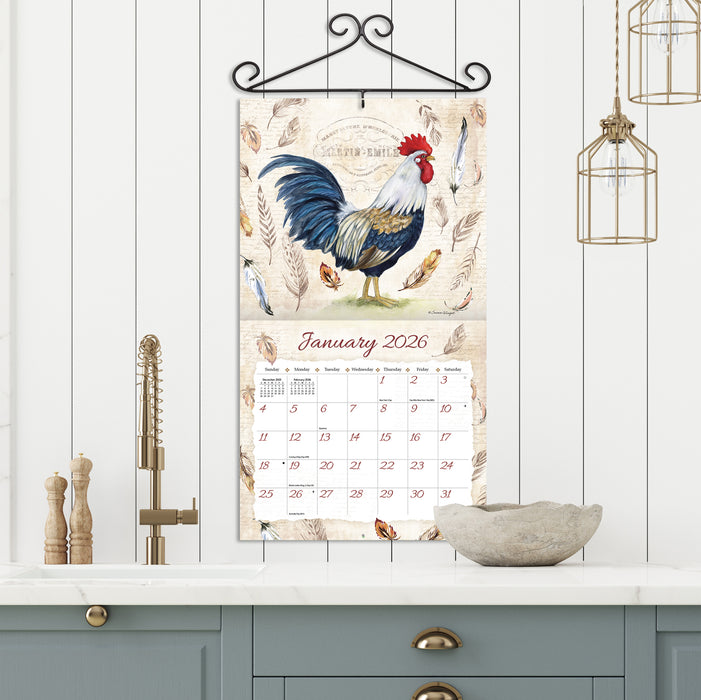 Calendar LANG 2026 - Proud Rooster