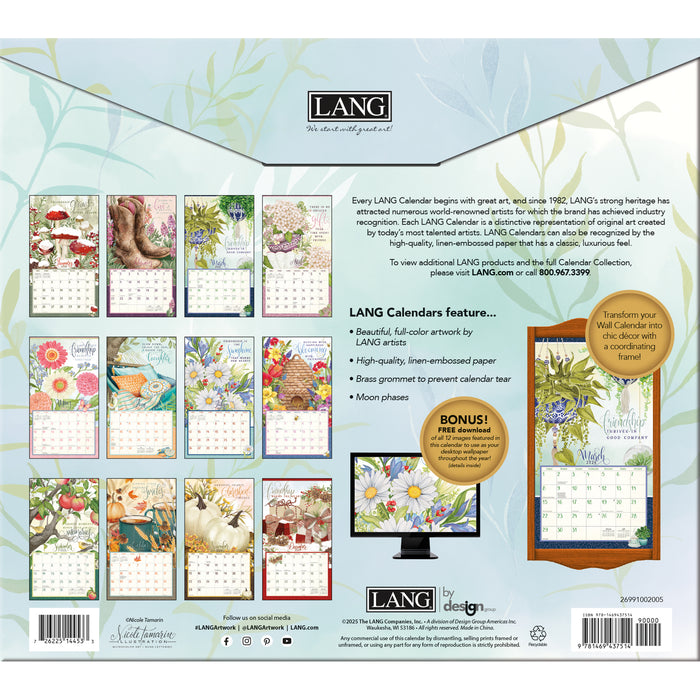 Calendar LANG 2026 - Abundant Friendship