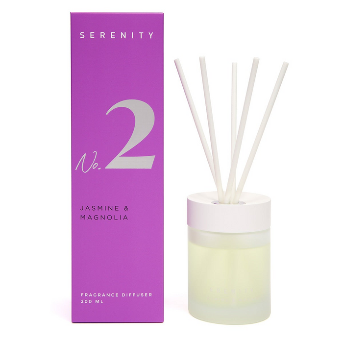 Serenity Jasmine & Magnolia Reed Diffuser - 200mL