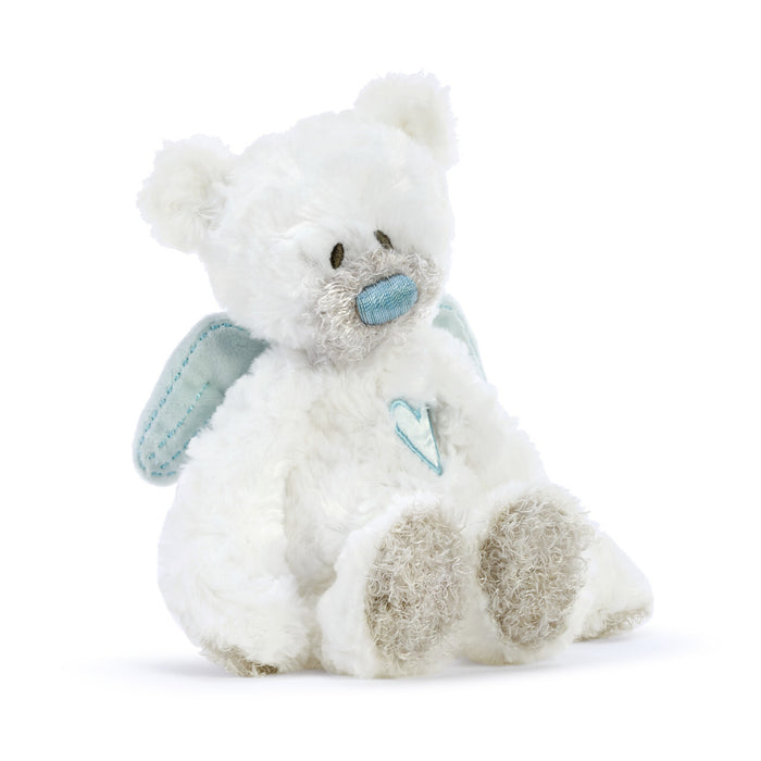 Guardian Angel Bear Rattle - Blue