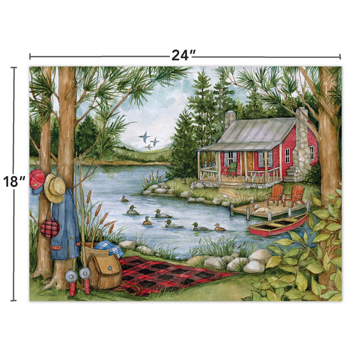LANG 'Picnic By The Lake' Jigsaw Puzzle - 500 Piece