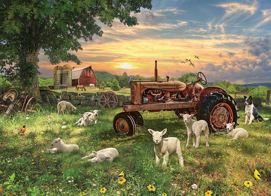 Cobble Hill 'Field at Sunrise' Jigsaw Puzzle - 1000 Piece