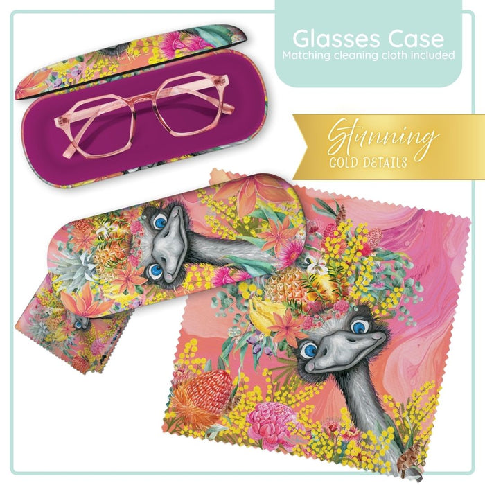 Glasses Case - Happy Emu