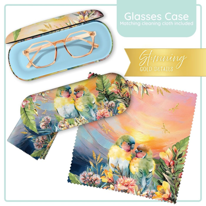 Glasses Case - Love Birds
