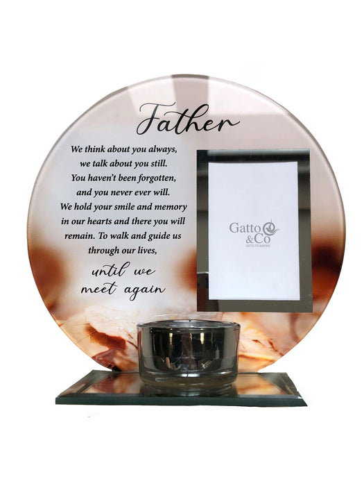 Glass Photo Frame - Father