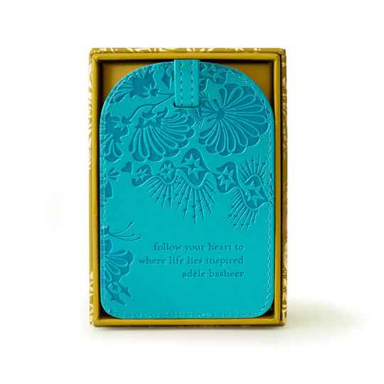 Turquoise Twist - Luggage Tag