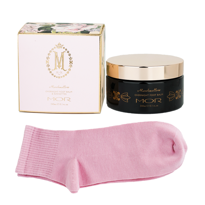 Marshmallow Overnight Foot Balm W/ Sockettes