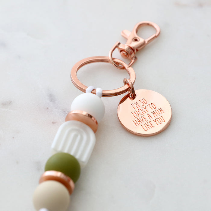 Mother's Day - Lucky Silicone Keyring