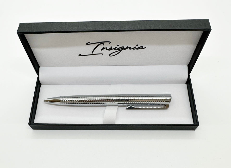 Insignia Pen - Silver Etching