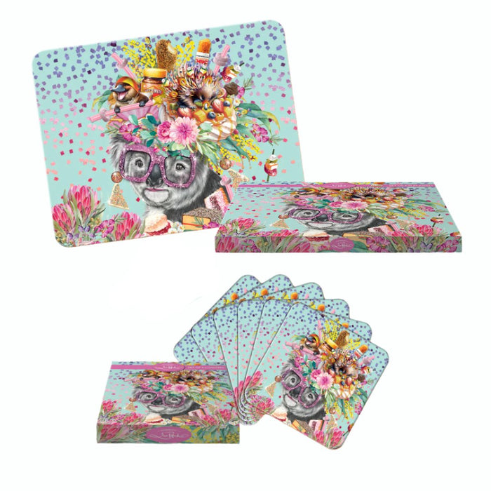 Lisa Pollock Oz Foodie Coasters - Set/6