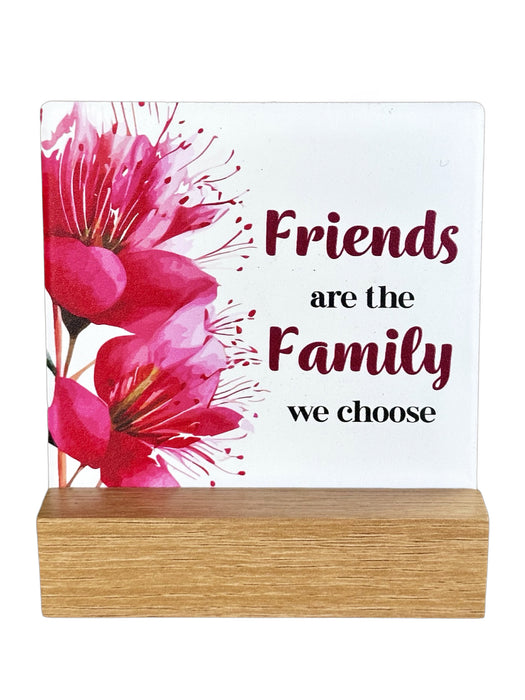 Fleur Series Plaque - Friends