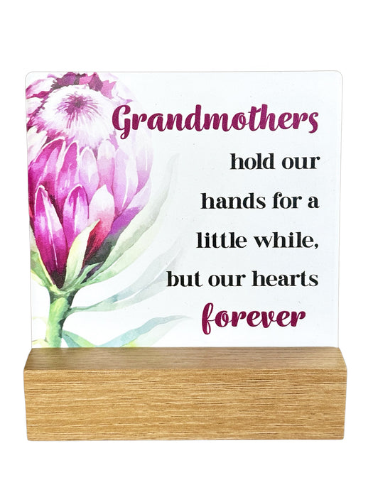 Fleur Series Plaque - Grandmother