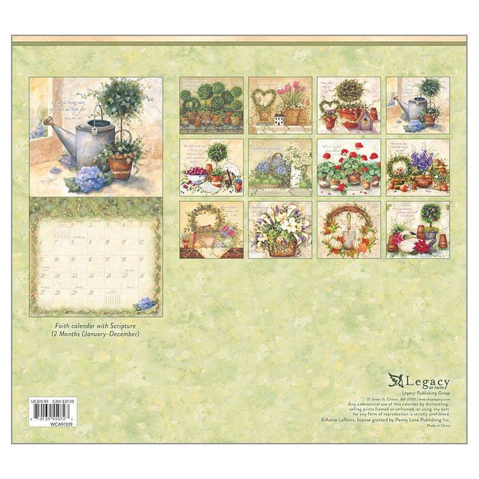 Calendar Legacy 2025 - Graceful Garden