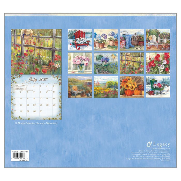 Calendar Legacy 2025 - Cottage Garden