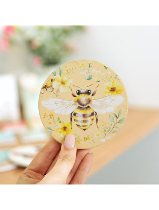 Cottage Grove Bee Ceramic Coaster