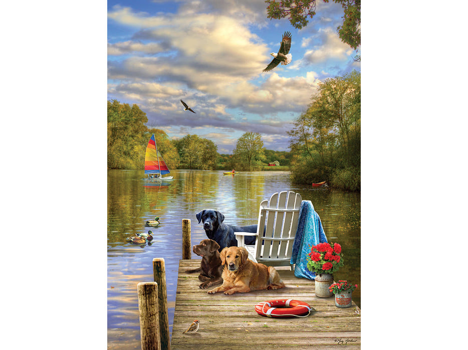 Cobble Hill 'Dog Day Afternoon' Jigsaw Puzzle - 1000 Piece
