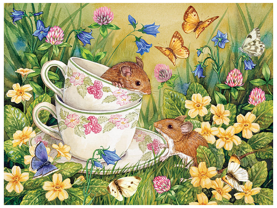 Cobble Hill 'Tea For Two' Jigsaw Puzzle - 275 Piece XL