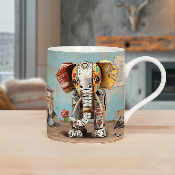 Bug Art Scraps Mugs - Asst