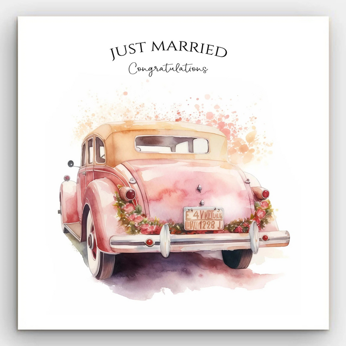 Wedding - Just Married Card