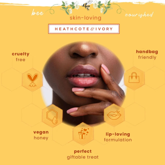 Heathcote & Ivory Vegan Honey Lip Butter - Busy Bees